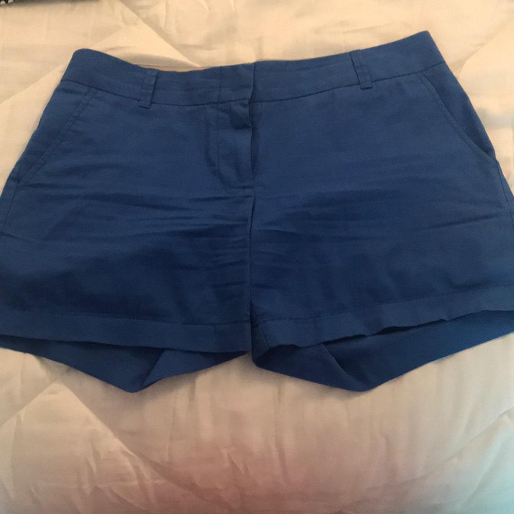 JCREW royal blue chino 4” size 4